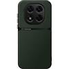 Kepuch Cover per Redmi Note 14 Pro 4G - Custodia Case Piastra Metallica Incorporata Litchi Grano - Verde