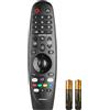 MEIWELL Telecomando IR AKB75855501 MR20GA sostituito per LG Smart TV OLED, Nano Cell e 4K UHD modelli con Netflix e Prime Video Hot Keys [NO Voice Magic Pointer funzione]