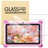 KUSINHOKA 2 Pezzi Vetro Temperato per ascrecem S710 Kids Tablet 7 Pollici | Durezza 9H Sensibile al Tatto Pellicola Protettiva, Anti-Graffio, HD Trasparente Protezione Schermo Protector Film