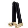 GERUI 2 mini antenne WLAN da 2,4 GHz, 2,5 dBi con spina RP-SMA ad angolo retto | Mini antenna WiFi con spina RP-SMA per router Wi-Fi, scheda Wi-Fi, adattatore USB, telecamera IP di sicurezza