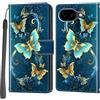 PHINIENLAND Cover per Google Pixel 10A custodia portafoglio Turquoise | 3 scomparti carte, 1 tasca banconote, Chiusura magnetica, Supporto, Pelle PU flip cover per Pixel 10A