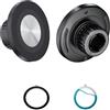 ThtRht Supporto per telefono da auto Base magnetica di ricambio con testa a sfera da 17 mm giunto a presa per iPhone Magsafe Case 15 14 13 12 Clip per telefono cellulare Rotazione Presa d'aria