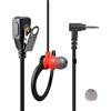 HYSHIKRA Auricolare leggero per walkie talkie a 1 pin 2,5mm con microfono e PTT | compatibile con Motorola TLKR-T60 T80 T82 T-92 H2O T80 Extreme T82 Extreme