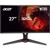 Acer Nitro XV270U F3 - Monitor da gaming da 27, WQHD, 320 Hz | Schermo da 27 pollici (68,6 cm), WQHD, 320 Hz, fino a 0,5 ms (GtG), HDMI 2.1, DP 1.4, regolabile in altezza, pivot, VESA
