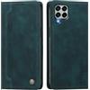 rongki Custodia per Samsung Galaxy M33, Cover in Pelle Sintetica Portafoglio con Slot per Carte, Supporto, Chiusura Magnetica, Antiurto Case per Samsung Galaxy M33, Verde scuro