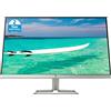 HP - PC 27f Monitor 27" FHD 1920 x 1080 a 60 Hz, IPS, Antiriflesso, Borderless, Tempo risposta 5 ms, AMD FreeSync, Regolazione Inclinazione, Comandi su schermo, Low blue light, VGA, HDMI, Argento