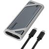 fanxiang M.2 NVMe SSD Enclosure, USB 3.2 Gen 2 10Gbps External SSD Case | M-Key & B+M Key, 2230/2242/2260/2280, Up to 8TB, UASP, Aluminium Housing with Silicone Sleeve, for PC, Mac, PS5, Xbox