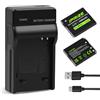 iPrize 2X NB-6L, NB-6LH batteria e caricatore per Canon PowerShot SX170 IS, SX240HS, SX260HS, SX270HS, SX280HS, SX530HS, SX710HS, SX610HS, SX700HS, SX600HS, D30, S120, S200, SX510HS, SX520HS