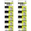 yanwuwa 10/5 batterie a bottone CR1616 ad alta potenza 3 V per elettronica, giocattoli e telecomandi, orologi, calcolatrici, giocattoli