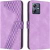OKZone Cover per Motorola Moto G14, Custodia in PU Pelle per Motorola Moto G14, Custodia a Libro Protettiva Folio Portafoglio con Magnetica e Slot per Carte Wallet Case Flip Cover (Porpora)