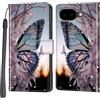 PHINIENLAND Cover per Google Pixel 10A custodia portafoglio Farfalla | 3 scomparti carte, 1 tasca banconote, Chiusura magnetica, Supporto, Pelle PU flip cover per Pixel 10A