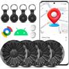 LocLynx Smart Tag Tracker Compatibile con Android Google Funzioni Trova App | Air Tracker Android 4 Pezzi Localizzatore Bluetooth Trova Oggetti Rete di Globale, Condivisione Familiare,Chiavi/Portafogli