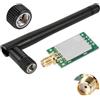 Ulegqin nRF24L01P Modulo Ulegqin nRF24L01P + PA + LNA 2.4G modulo ricetrasmettitore wireless 20dBm 100mW 2000m portata pratica con interfacce SPI e antenna compatibile con Aruidno