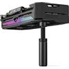 upHere gaming Supporto GPU,Alluminio,Supporto scheda grafica,Supporto scheda grafica verticale regolabile in altezza, con magnete,M(49mm-80mm),GB49K