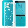 HGJTFANY Cover per Nokia 235 4G 2024 (2.8), Custodia Antiurto in Morbido Silicone Ultrasottile, Trasparente TPU Bumper Protettiva Case per Nokia 235 4G 2024 - Fiorellino bianco
