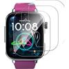 NUCNOK 3 Pezzi Pellicola Protettiva per SaveFamily SaveWatch Plus 2 | HD Trasparente Hydrogel Flessibile Protezione Schermo con Kit D'Installazione, Sensibile al Tatto e Antigraffio