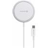Swissten cavo Magstick USB-C - Caricatore Wireless Magnetico, Compatibile MagSafe, supporta una ricarica rapida fino a 15W - Lunghezza 1,5m