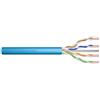 Digitus Cavo di Rete Cat 6A da 100 m - U-UTP Simplex - BauPVO Dca - LSZH Senza alogeni - 500 MHz Rame AWG 23/1 - Compatibile con Poe+ - Cavo Ethernet - Blu