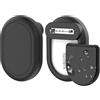AIYAAIYA Supporti Compatibili con Xiaomi Tag con Pin, Custodia Protettiva in Silicone Localizzatore GPS per Vestiti Zaini Bambini Anziani Animali Domestici (Nero)