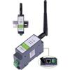 Coolwell RS485 to WiFi/Ethernet (ETH) Converter Module, Rail-Mount Serial Server, Modbus/MQTT Gateway