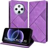 Bemoloon RFID Custodia per Xiaomi Redmi 17C 4G Viola | Geometria Redmi 14C 4G/A3 PRO/A4 5G/14R 5G Cover, Chiusura Magnetica con Tasche per Carte