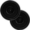 WEB world electronic business Set 2 Pezzi - Altoparlante 2.5 (6.5 cm) - 4 Ohm 5W - Full Range per Progetti Audio e DIY