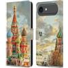 Head Case Designs Custodia a portafoglio in pelle compatibile con Apple iPhone 17 Air