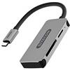 Sitecom MD-066 USB-C Mini Card Reader - Lettore di schede di Memoria USB-C Male to SD Card + Micro SD Card Slot - Alluminio
