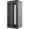 Techly Professional 365924 Armadio Server Rack 19 800x1000 42U Nero Porta Grigliata Doppio Battente Serie Evolution Ventilato Nero