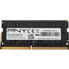 PNY RAM 16GB Performance DDR4 SODIMM 2666 MHz Memoria per Notebook (MN16GSD42666-SI) OEM BULK