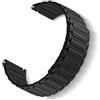 ToVioc 20mm Cinturini Silicone per Amazfit Active 2 - Nero | Magnetico Silicone Cinturino per Amazfit Active 3 Premium/Active 2 Square/Bip 3/Bip 3 Pro/Cheetah 2 Pro/Cheetah Square