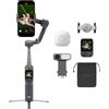 DJI Combo Creator DJI Osmo Mobile 8P (trasmettitore per DJI Mic Mini 2S) | Stabilizzatore per iPhone e Android, Telecomando, Mic wireless, Cancellazione del rumore tramite IA, Stabilizzatore a 3 assi