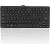 Lazmin112 Tastiera per Computer Mini Compatta e Piccola con Cavo USB Sottile, Accessori per Laptop Portatili Kaypad Multimediali Impermeabili Cablati per PC Portatili