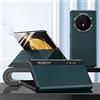 BINGEXIAER Custodia sottile in pelle compatibile con Honor Magic V3, custodia a libro magnetica per telefono, protezione contro le cadute, custodia protettiva antiurto con cavalletto. Verde