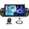 Rimoody Autoradio per FIAT Panda 2013-2020 CarPlay Wireless | Android Auto FM/RDS EQ Bluetooth 4×45W 7 Pollici Schermo IPS Comandi al Volante Retrocamera
