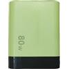 Generisch GaN - Caricatore retrattile da parete con ricarica rapida da 80 W, modulo scalabile, tipo C, porte USB per smartphone, laptop, colore verde, taglia unica