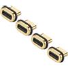 IVIVTOR Adattatore magnetico USB C, 4 pezzi, connettore magnetico Tpy C, connettore magnetico per USB C a 24 pin