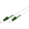 goobay 59585 - Cavo in fibra ottica (FTTH) monomodale (OS2) Simplex/LC APC (8°) maschio a LC-APC (8°) maschio/cavo onda luminosa, 2 m