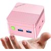 GMKtec G5S Mini PC Intel N5095 8GB LPDDR4 128GB SSD Desktop Computer | Micro Pocket PC Portatile, Due Porte HDMI, Alimentazione USB-C, WiFi6/BT5.2, per Ufficio e Affari
