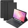 WENMILY Cover Tastiera per Samsung Galaxy Tab S11 2025, QWERTY italiana, Nero | Custodia Tastiera per Samsung S11 SM-X730X736/X736B, Tastiera Bluetooth magnetica staccabile ultrasottile, con portapenna