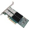 Zunate Scheda PCIE Ethernet da 40 GB, PCI Express 3.0 X8 PCIE Gigabit Ethernet Server Adattatore 40GBE 2 Porte Scheda di Rete Latenza a Bassa Latenza Fino a 40 GB/s per Fibra Ottica per