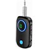 NOWEISU Trasmettitore Ricevitore Bluetooth Aux 5.0,Adattatore Bluetooth jack 3,5 mm | Aux Bluetooth Auto Connessione Doppia, Adattatore Bluetooth auto per TV Aereo Cuffie