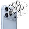 Liilaa Protezione Fotocamera per iPhone 18 Pro, 3 Pezzi, Trasparente | Protezione in vetro temperato per lente fotocamera, antigraffio, durezza 9H, compatibile con cover e scatto notturno