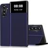 Nshkeji Cover per Samsung Galaxy S26 FE Custodia Pelle Portafoglio Flip a Libro con Porta Carte Slot Funzione Supporto Clear View Antiurto Caso Protezione Custodia per Samsung S26 FE 5G Case