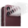QJONSIU Morbido Pellicola per Obiettivo per iPhone 18 Pro Max, 4 Pezzi | Pellicola Per Fotocamera Morbida In TPU, Taglio Preciso, Nessun Alone Di Flash, Antigraffio, Compatibile Con Cover