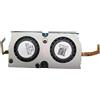 Generic Ventola CPU e dissipatore di Calore per Laptop per Lenovo per ThinkPad X1 Helix (Tipo 3XXX) 04X4699 04X0432 UDQF2FR12BAR UDQF2FR11BAR Modulo Termico Nuovo