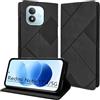 Bemoloon RFID Custodia per Xiaomi Redmi Note 17 4G Nero | Geometria Xiaomi Redmi Note 17 5G Cover, Chiusura Magnetica con Tasche per Carte