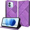 Bemoloon RFID Custodia per Xiaomi Redmi Note 17 4G Viola | Geometria Xiaomi Redmi Note 17 5G Cover, Chiusura Magnetica con Tasche per Carte