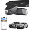 MANGOAL 4K UHD 2160P Dash Cam Auto, Aspetto OEM, Adatta per BMW Gen3 G01 X3 2018-2024, F97 X3M 2020+(Modello C), sDrive28i xDrive30i M40i, Registrazione in loop, Sensore G, WiFi & App, Scheda da 64 GB