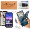 AmComponent - display di ricambio per XIAOMI REDMI NOTE 8 PRO M1906G7G schermo LCD vetro touch frame nero | Componente di ricambio con luminosità intensa e risposta al tocco reattiva
